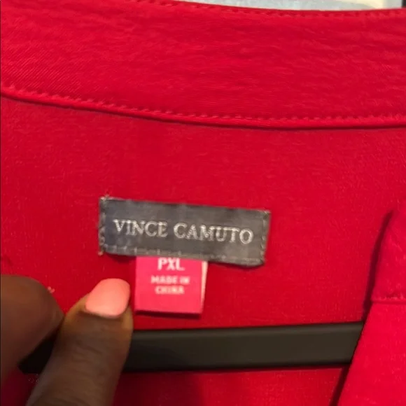 Vince Camuto Red Ruffled Tiered Sundress - Picture 2 of 5